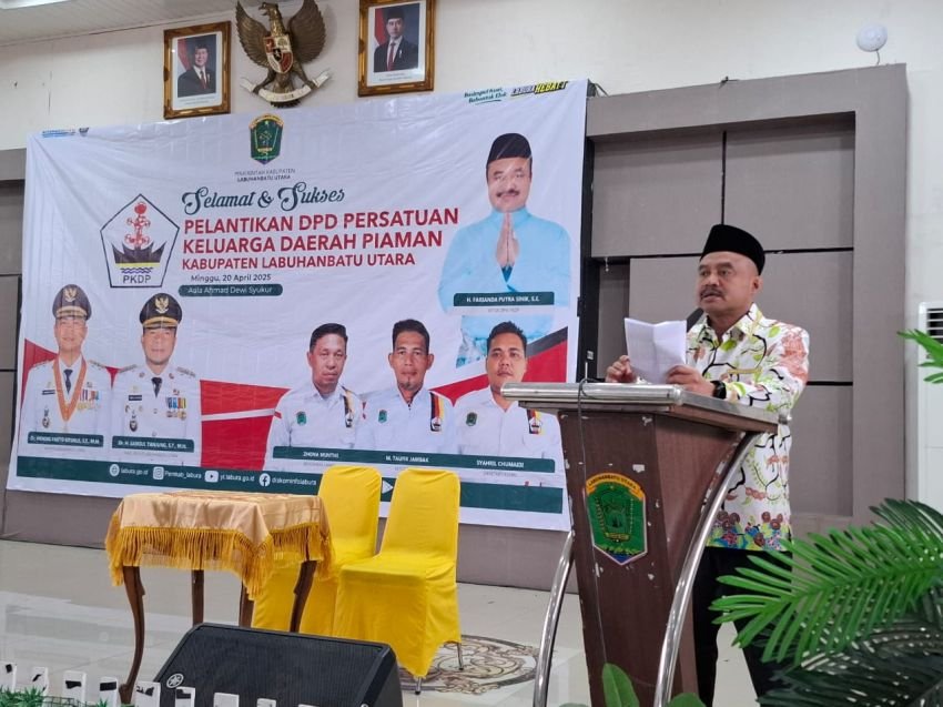 Pelantikan DPD PKDP Labura Meriah, Farianda : Urang Piaman Harus Kompak