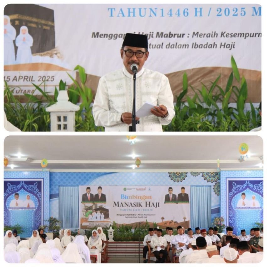 Pemko Binjai Gelar Manasik Haji Dan Tepung Tawar Calon Jama&rsquo;ah Haji
