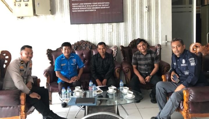 Polres Simeulue Sambut Kehadiran Tim Safari Jurnalis dari Pakpak Bharat