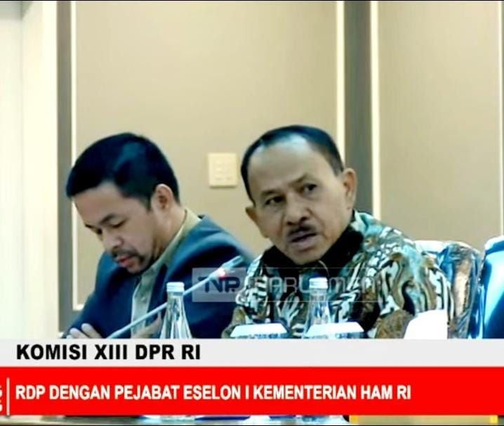 Saat RDP dengan Kemenkumham, Anggota DPR RI Dr Maruli Siahaan SH.MH Dorong Peningkatan Struktur Kumham di Daerah