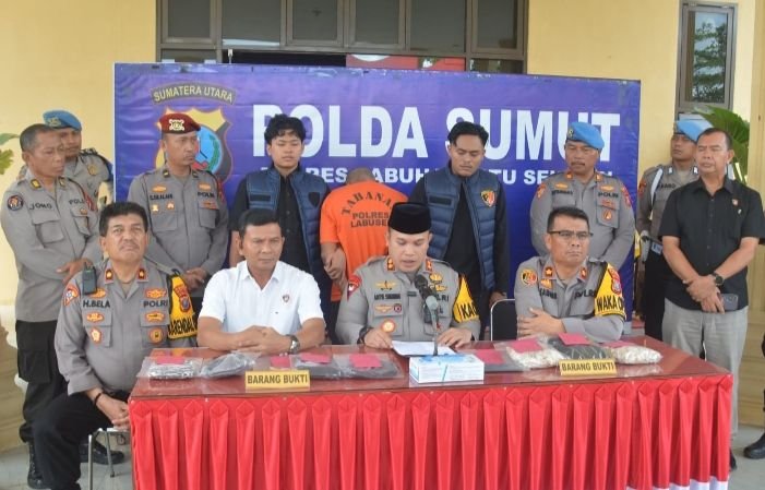 Motif Cemburu, Polres Labusel Ungkap Pelaku Pembunuhan Wanita Dikubur di Kebun Sawit