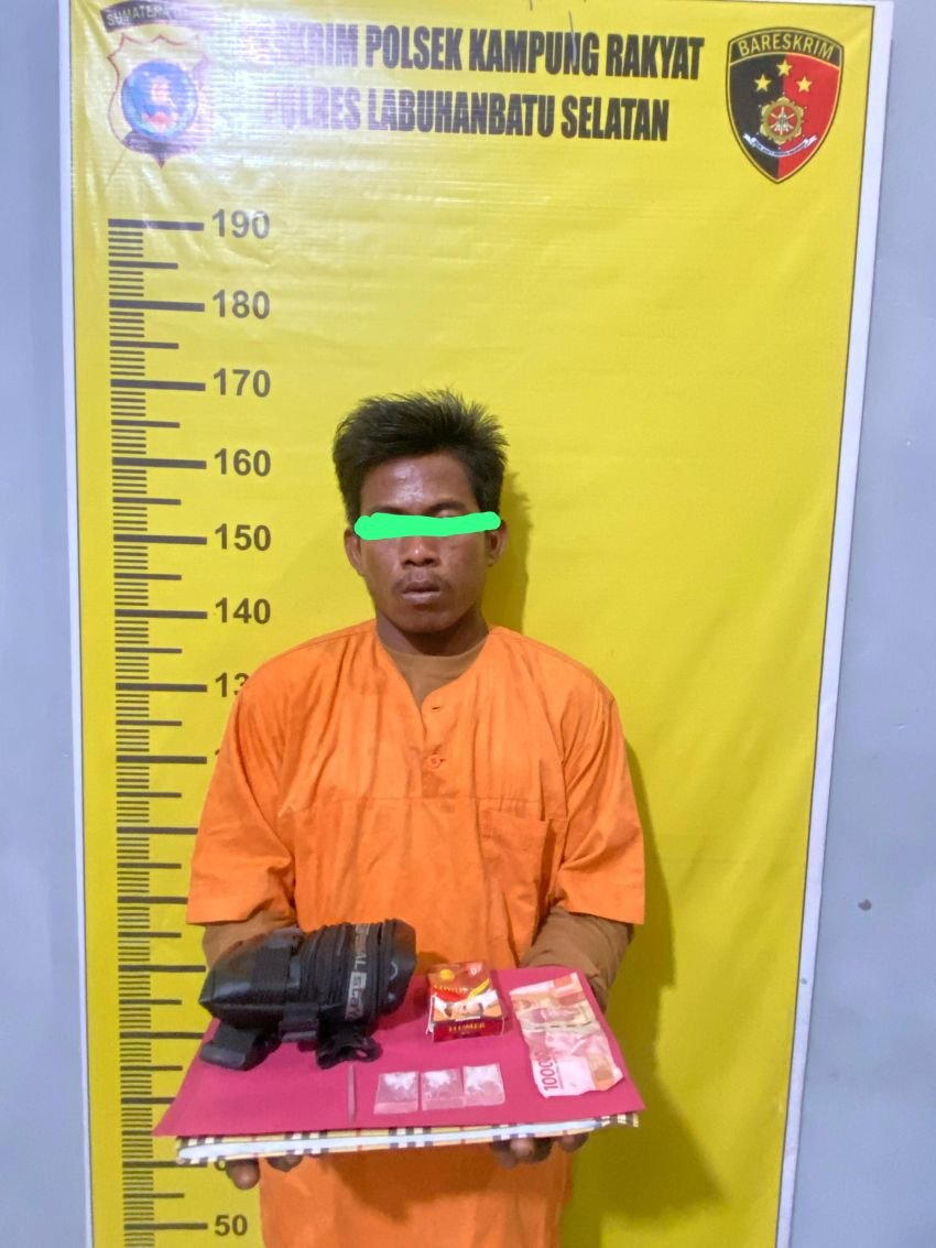 Polres Labusel Ringkus Pengedar Sabu saat Transaksi