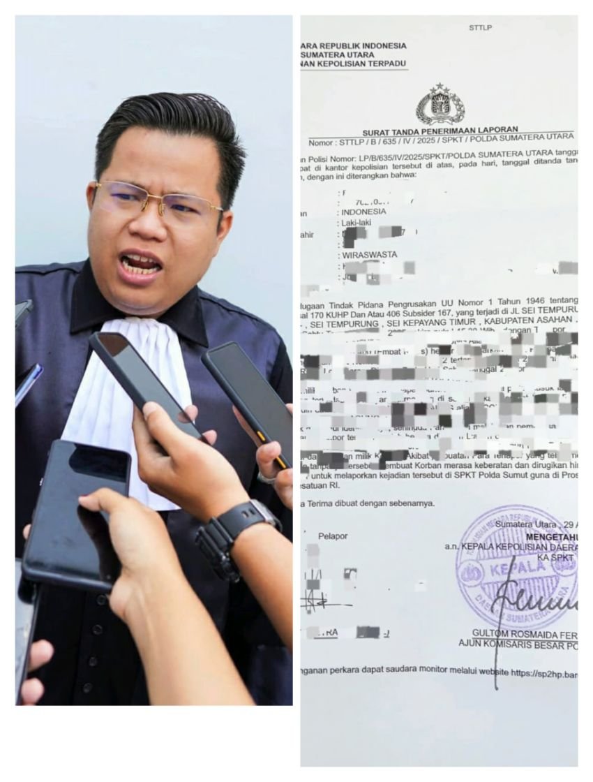 Ucok Ibon Cs Kembali Dilaporkan Johan Melalui Kuasanya Dr. Darmawan Yusuf ke Polda Sumut