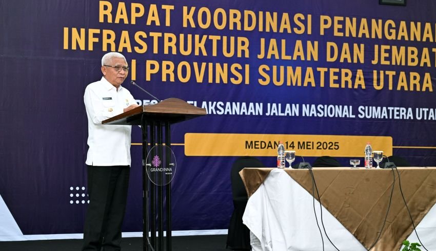 Pemprov Sumut Ajak Semua Pihak Kolaborasi Tangani Jalan Sumut