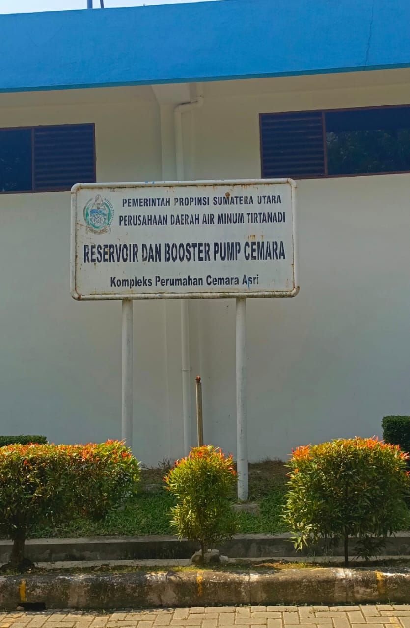 Pencucian Reservoir Booster Pump Cemara Perumda Tirtanadi