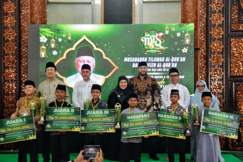 MTQ Haji Anif Resmi Ditutup, Ijeck Harap Cinta Al-Qur&rsquo;an Terus Tumbuh di Kalangan Generasi Muda