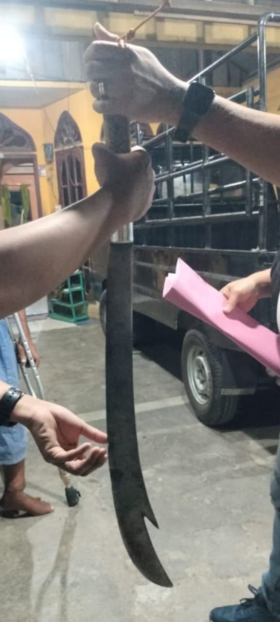 Ancam Kades Empat Negeri Pakai Parang, Wak Anda Dipolisikan