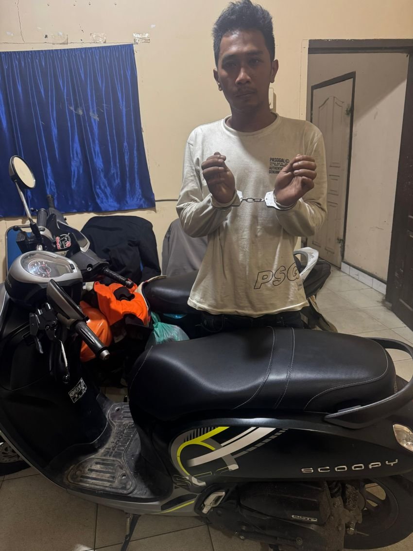 Larikan Motor Tetangganya, Gondel Dijebloskan ke Penjara