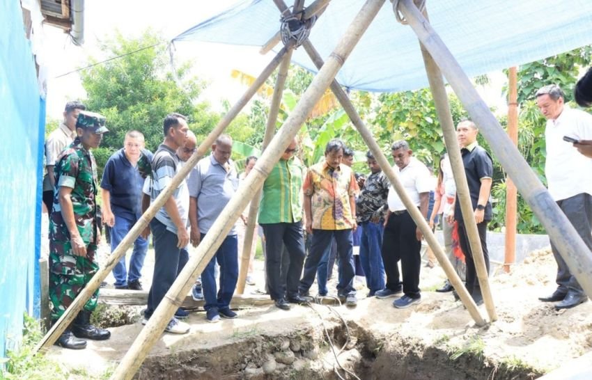Wali Kota Binjai Letakkan Batu Pertama Renovasi Kuil Shri Shivan