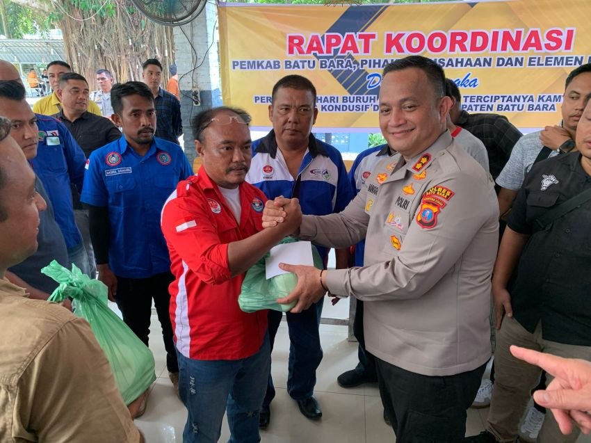 May Day Aman di Wilayah Hukum Polres Batu Bara