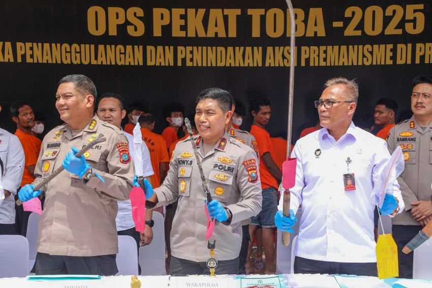 Operasi PEKAT TOBA-2025 Berakhir, Polda Sumut Berantas 1.153 Kasus Premanisme, &lsquo;Wujudkan Keamanan dan Iklim Investasi Kondusif&rsquo;