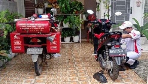 Bersama AHASS Servis Kunjung, Servis Nyaman di Rumah Saja
