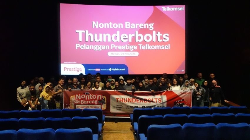 Apresiasi Pelanggan Prestige, Telkomsel Gelar Nobar Film Thunderbolts di Tiga Kota