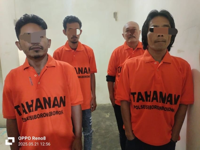 Sat Reskrim Bersama Polsek Siborongborong Tangkap 3 Pelaku Pencurian Kerbau, 1 Orang ASN Samosir