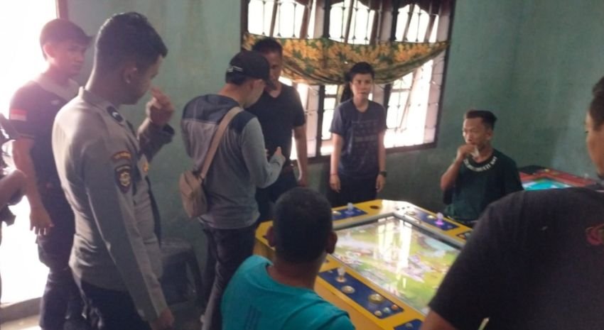 Dilaporkan Warga, Polisi Gerebek Lapak Judi Tembak Ikan Jalan Bhayangkara