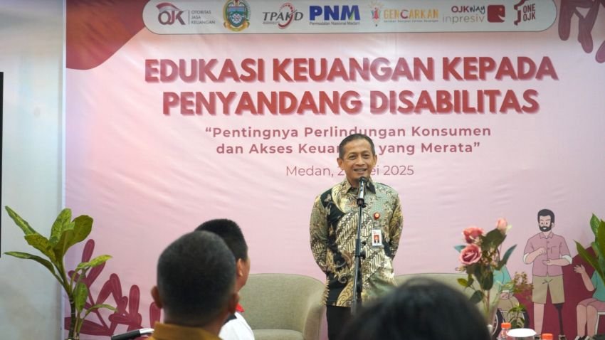 Dorong Akses Setara, OJK Gelar Literasi Keuangan Bagi Penyandang Disabilitas di Kota Medan