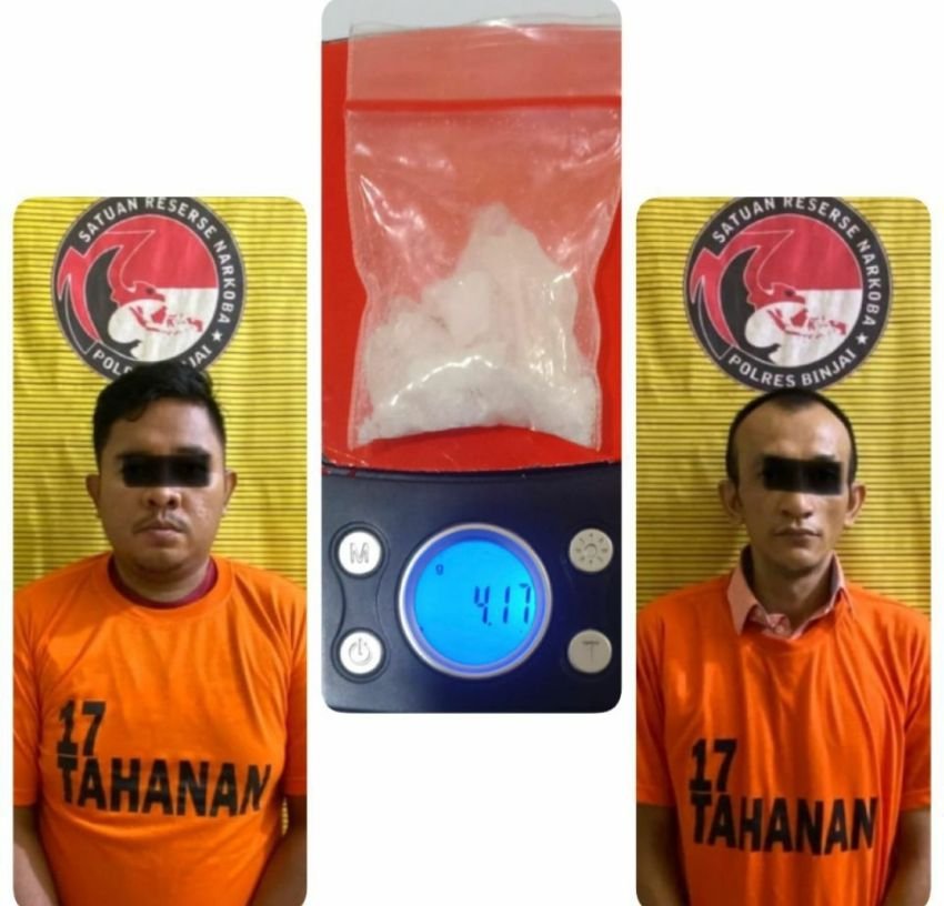 Jual Sabu Ke Petugas, Pelaku Langsung Gelandang Ke Polres Binjai