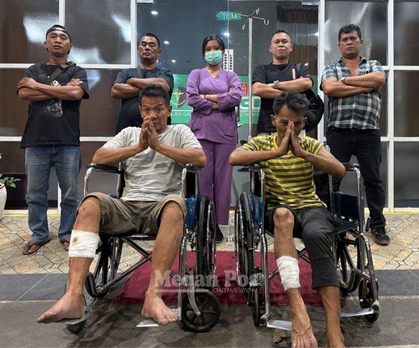 Dorong Polisi Hampir Masuk ke Parit, Dua Residivis Pencuri Motor Modus Bongkar Rumah di Medan Ditembak
