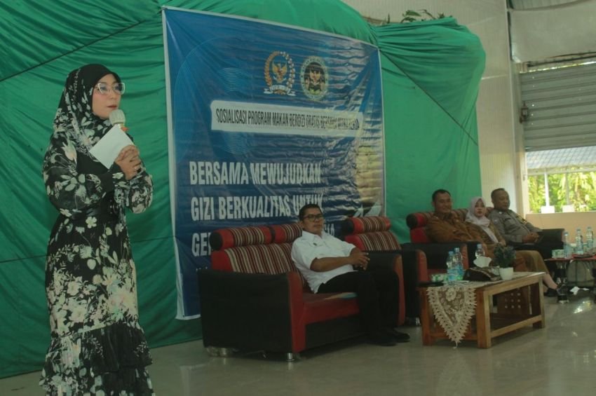 Komisi IX dan Tim Sosialisasi Program Makan Bergizi Gratis Hadir di Desa Namu Ukur Langkat