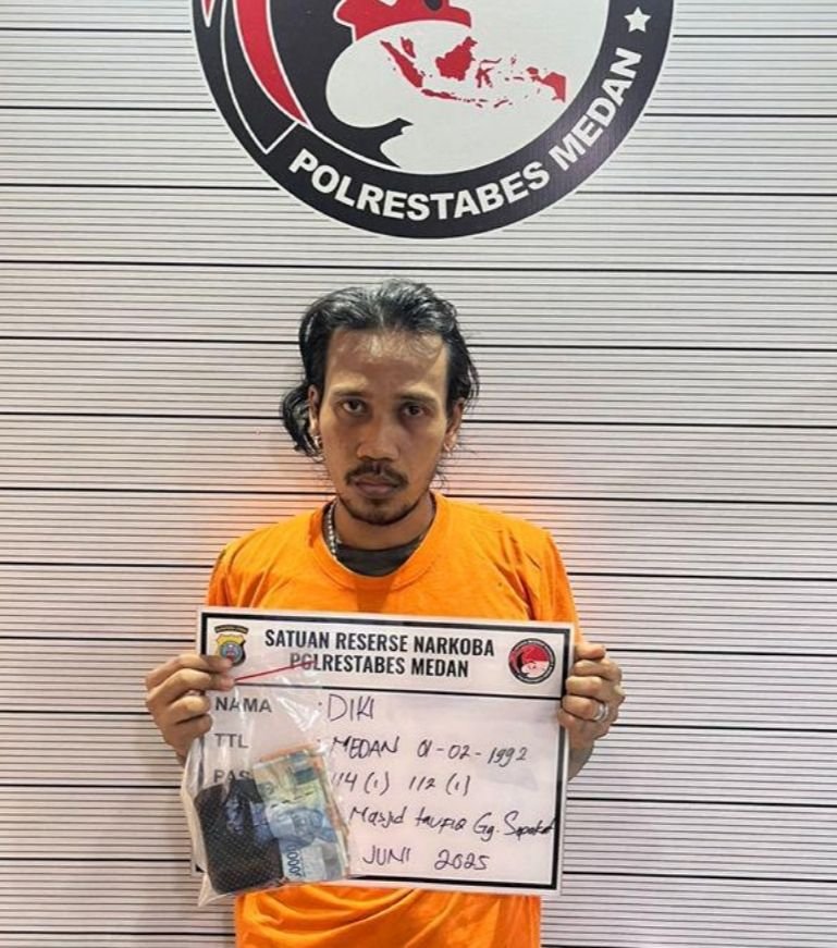 Baru Dua Minggu Jual Sabu, Diki Disergap Polisi dari Rumahnya