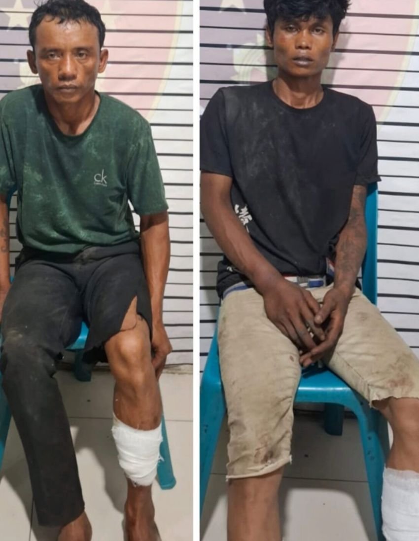 Polsek Sunggal Tembak Dua Bandit yang Merampok Penumpang Bus