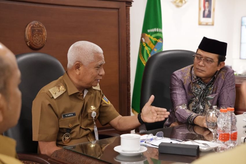 Anggota DPD Penrad Siagian Temui Pemprov Sumut, Bahas Revisi UU Pemda dan ASN