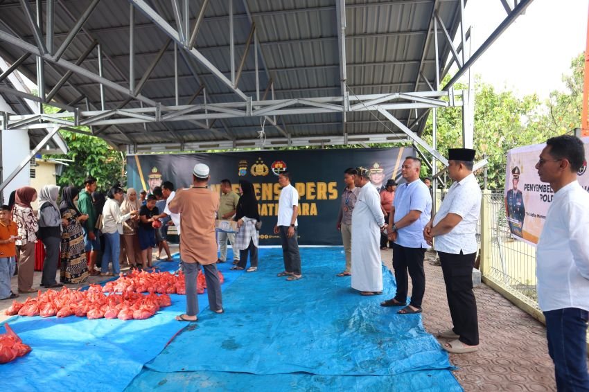 Polres Batu Bara Sembelih 22 Hewan Kurban pada Idul Adha
