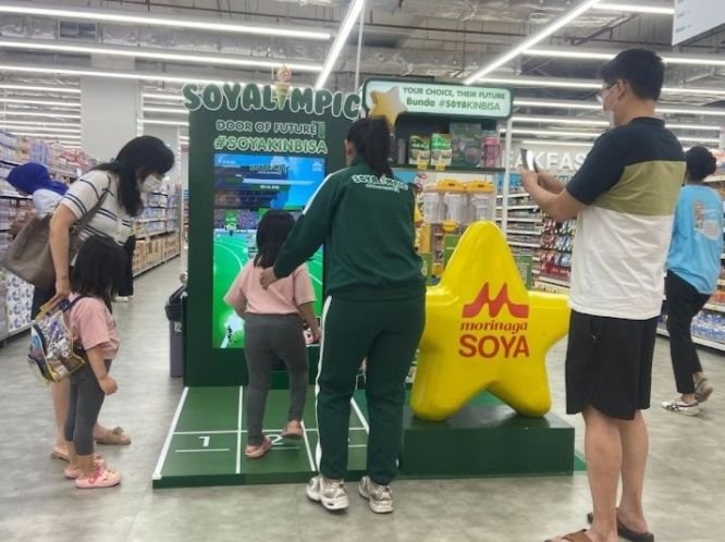 Morinaga Soya Gelar Instalasi Lari Interaktif Menuju Soyalympic The Final Game 2025