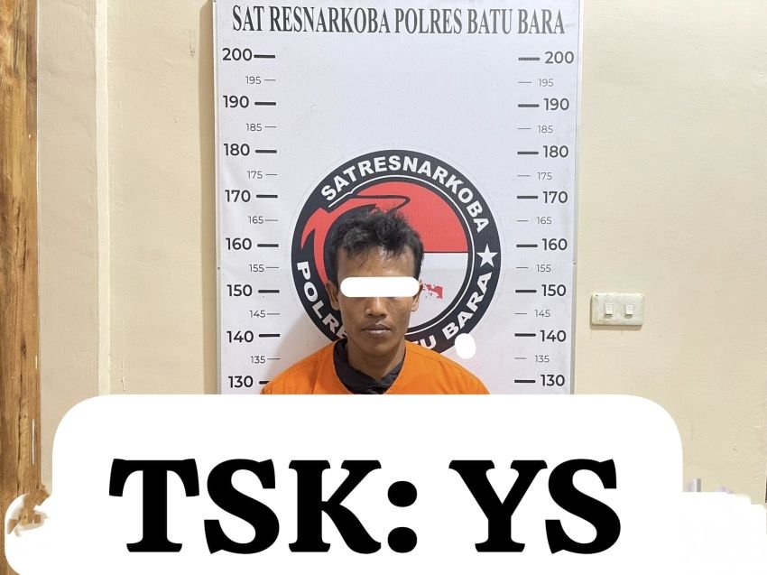 Satres Narkoba Polres Batu Bara Tangkap Pengedar Sabu Warga Ujung Kubu Saat Menunggu Pembeli