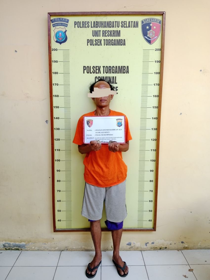 Sempat Viral, Pencuri Barang Pengunjung Masjid Ditangkap Polsek Torgamba