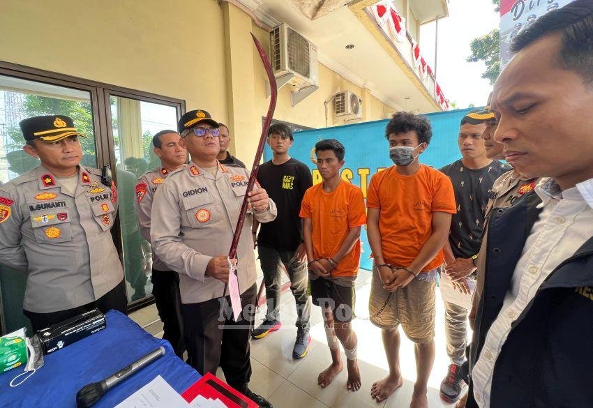 Tampang 2 Pelaku Begal Bersajam Celurit di Sunggal Ternyata Anggota RNR-DPO Bacok Orang hingga Tewas