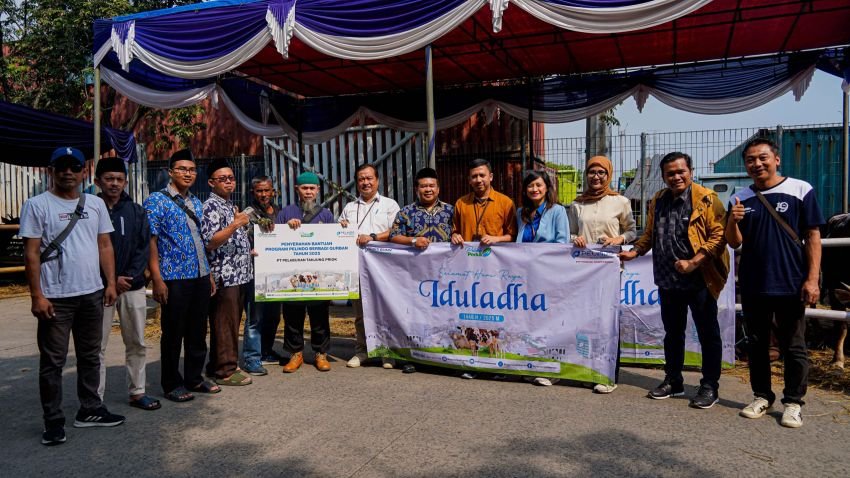 Menyambut Hari Raya Idul Adha 1446H, PTP Nonpetikemas Salurkan 25 Ekor Sapi kurban di Seluruh Wilayah Operasional