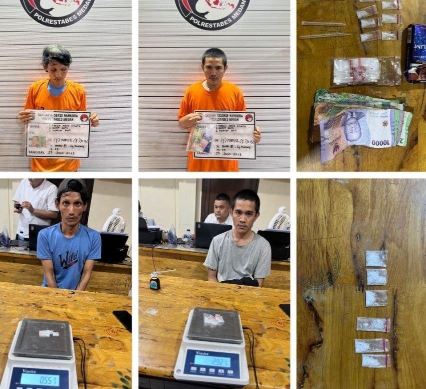 Pengedar Narkoba Pasar III Diringkus, 17 Paket Sabu Ditemukan