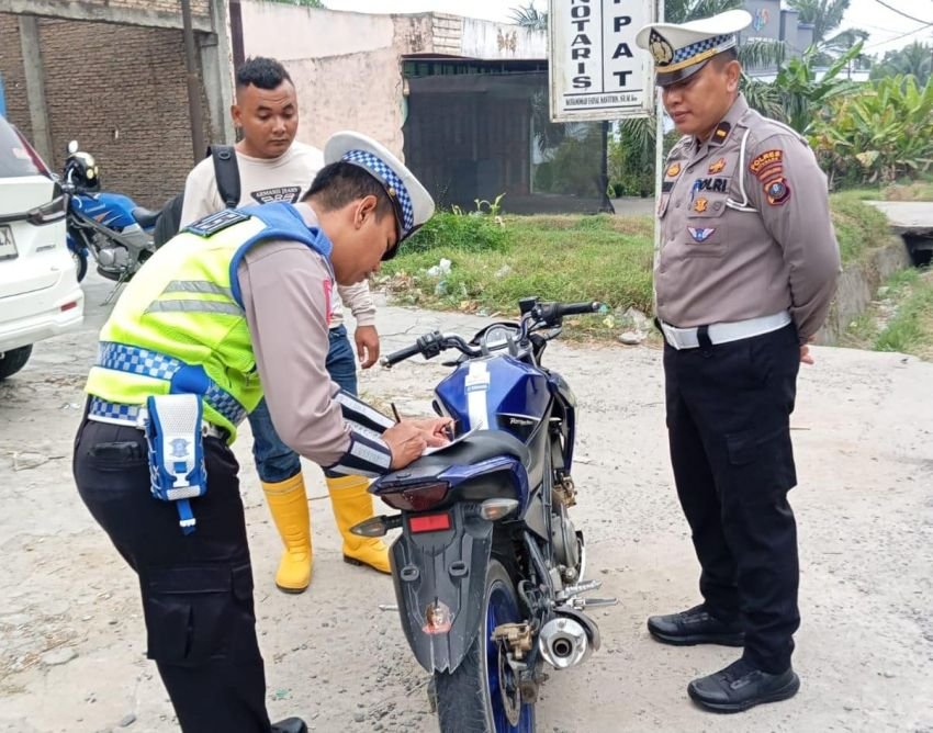 Ops Patuh Toba 2025 di Batu Bara, Tilang Menurun Teguran Meningkat