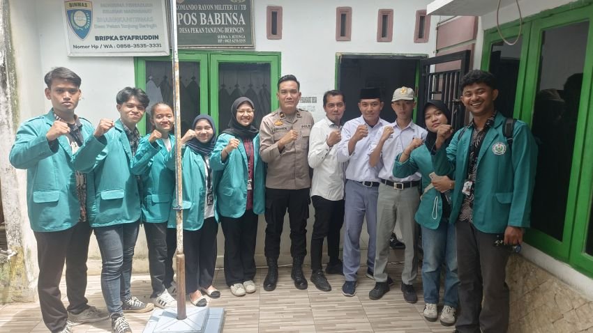 Polri dan Mahasiswa KKN Unimed Suntik Semangat Atlit Pencak Silat Sergai Jelang FORNAS NTB