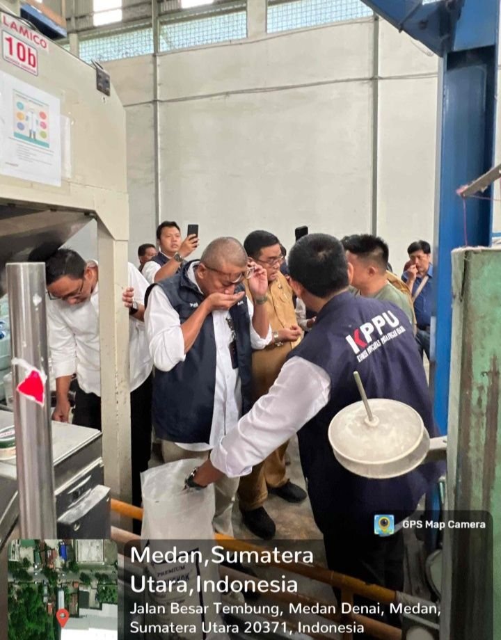 Bulog, KPPU dan Disperindag Sumut Sidak ke Kilang Padi Diduga Lakukan Pengoplosan Beras