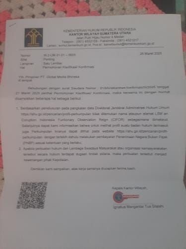 Ketua CIFOR Robi Haris Disorot, Legalitas LSM-nya Turut Disoal