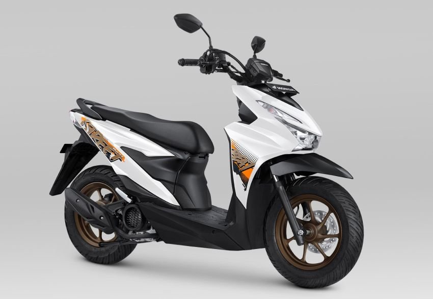 Honda BeAT dan Honda BeAT Street Tampil Warna dan Striping Terbaru