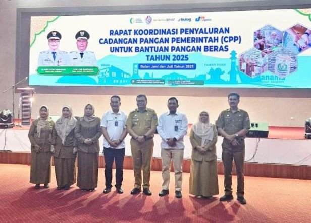 Perum Bulog Sumut Sosialisasikan Penyaluran Bantuan Pangan Beras di Deli Serdang