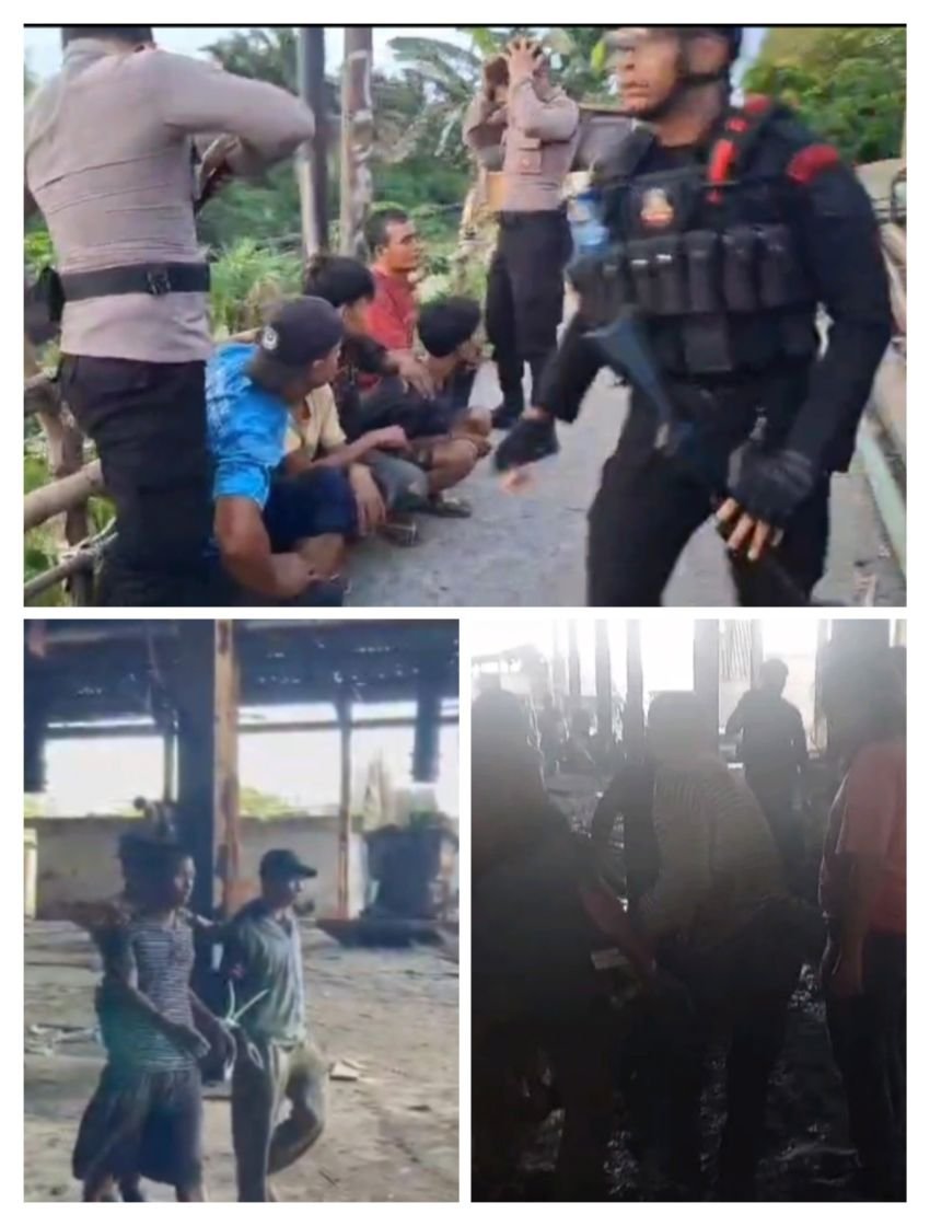 Eks TNI Penadah Barang Jarahan PT.ARB Diciduk Polisi, Pelaku Lain Buron