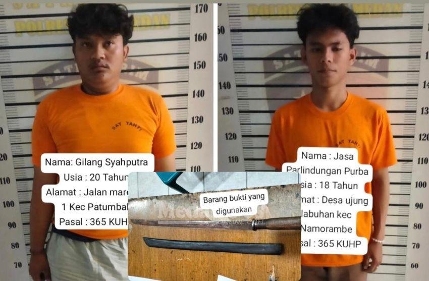 Ambil Alih Kasus Begal Sadis Tak Terungkap di Delitua, Tim Jatanras Tangkap 2 Pelaku-1 Ditembak
