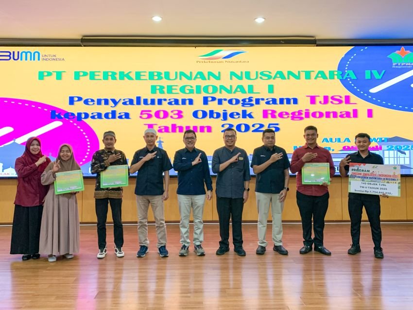 PTPN IV Regional I Salurkan Bantuan TJSL Rp5,38 Miliar untuk 503 Objek di Sumatera Utara