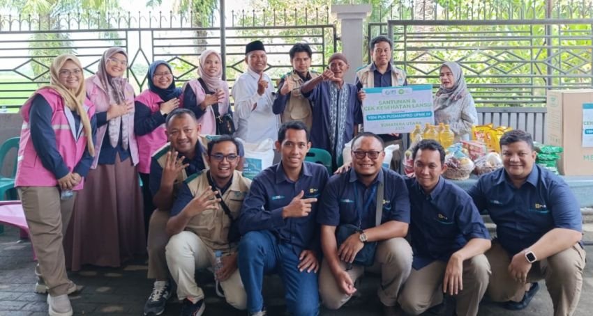 Berbagi dengan Hati: YBM PLN Berikan Santunan dan Pemeriksaan Gratis bagi Lansia di Medan