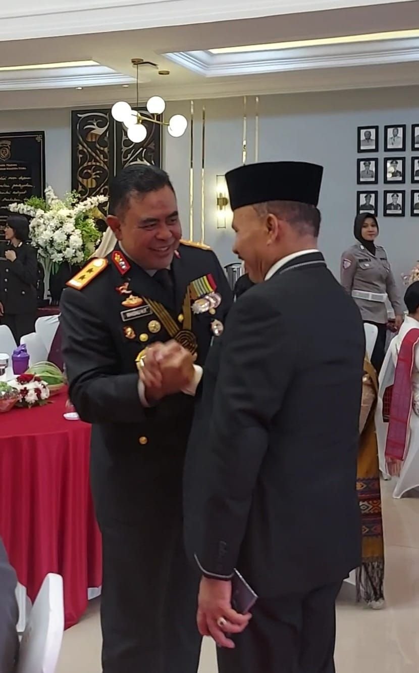 Hadiri HUT Bhayangkara ke 79 di Polda Sumut, Anggota DPR RI Kombes Pol (Pur) Dr Maruli Siahaan SH.MH: Polri Untuk Masyarakat" Cerminan semangat pengab
