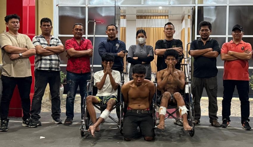 Komplotan Begal Tikam Wanita Pakai Pisau & Obeng di Medan Digulung-2 Ditembak