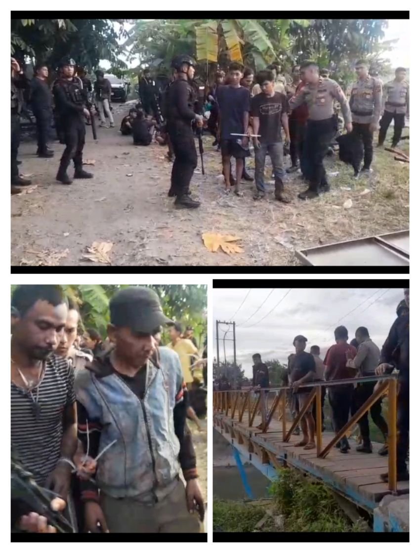 Polda Sumut Tangkap Puluhan Pelaku Penjarahan Massal di Pabrik Kaca PT ARB