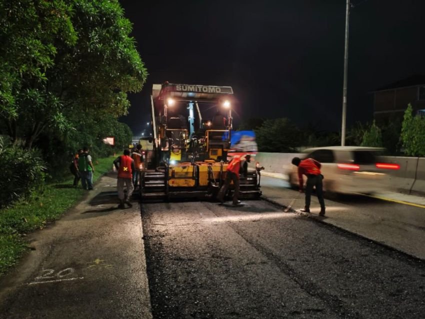 Penuhi Standar Pelayanan Minimal (SPM), Jasa Marga Lanjutkan Pemeliharaan di Jalan Tol Belmera