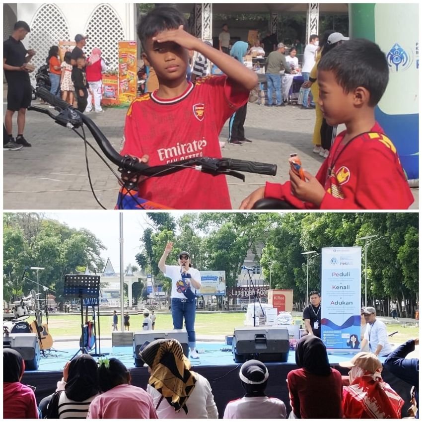 Car Free Day Bersama WEBS Bank Indonesia Pematangsiantar Meriah