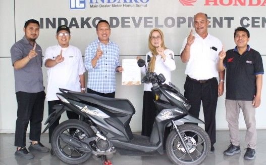 Serahkan Donasi Sepeda Motor, Honda Tingkatkan Kualitas SDM SMK Mitra Binaan