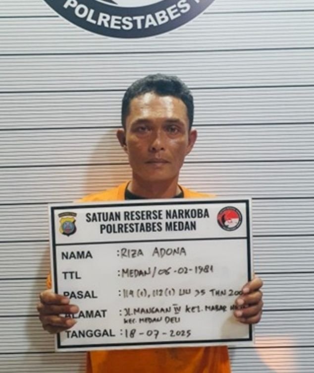 Satres Narkoba Polrestabes Medan Tangkap Pengedar Sabu Wilayah Medan Deli